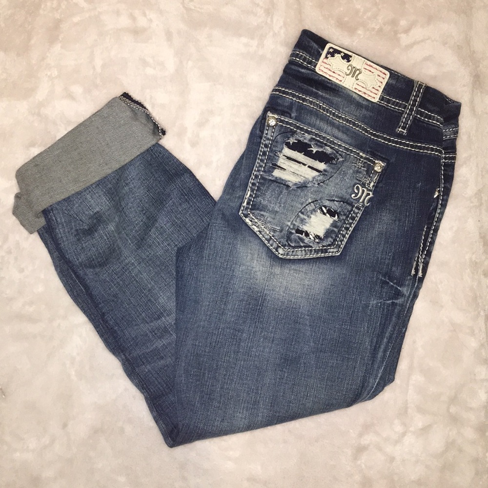 Miss Me Crop Jeans